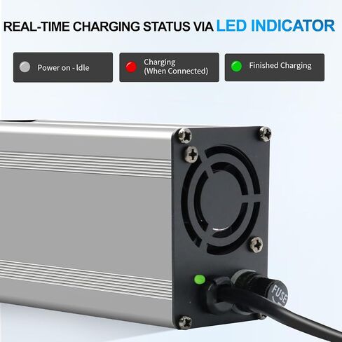 54.6V 2A Charger for 48V Lithium-ion Battery ebike Charger Electric Bike Charger Electric Scooter Charger Hoverboard Charger Universal Replacement Charger with 7 Connectors in Saudi Arabia
