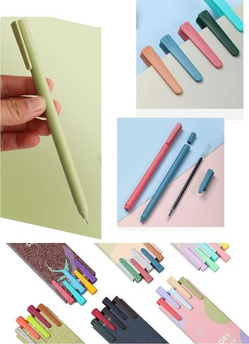 Yyaaloa 30 Colours لطيف أقلام ملونة الحبر الحبر الحبر الدقيق أقلام الحبر لمستلزمات الفنون المكتبية المدرسية المجلات ، الرسم ، الرسوم المتحركة الحرفية ، والملاحظة (30 لونًا متنوعًا) in Kuwait