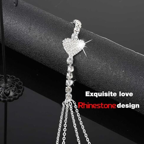 Bounzhi Sexy Rhinestone Body Chain Crossover Bra Crystal Body Jewelry Bikini Beach Body Necklace for Women and Girls in Kuwait