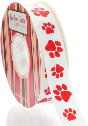 7/8 "Navy Paw Grosgrain Ribbon 5 ياردة in Kuwait