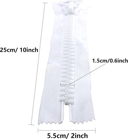 pson 2PCS 10Inch Super Large Plastic Zipper, Black Heavy Duty Zippers, Separating Zippers for Tent, DIY, Sewing, Outdoor Covers in Saudi Arabia