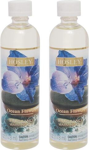 Hosley Set of 2 Fragrance Warming Oils for Oil Warmers, Diffusers, and Potpourri Burners Aromatic Elegance and Long-Lasting Scent Gardenia Bliss 5Oz in Saudi Arabia