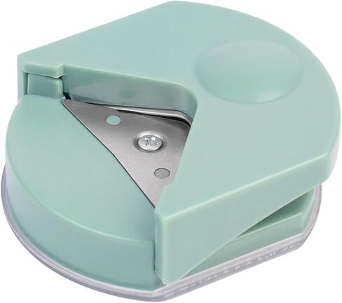 ZAAWUUT Mini Corner Rounder Paper Punch R4 Fillet Cutter,DIY Craft Machine Paper Trimmer Card Photo Corner Cutter, Office School Photo Studio Supplies (Green) in Kuwait