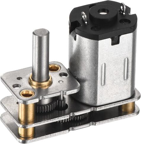 DMiotech 3V 100RPM Rated Torque 1.8 Output Shaft Length 10mm Micro DC Speed Reduction Motor Mini Metal Gearbox Motor for RC Car Robot Model DIY RC Toys Engine in Kuwait