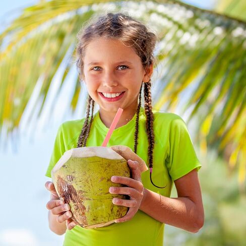 [100 قطعة] شفاطات بلاستيكية مغلفة بشكل فردي من Bendy - شفاطات شرب سوداء مرنة طويلة يمكن التخلص منها مقاس 8.25 بوصة in Kuwait