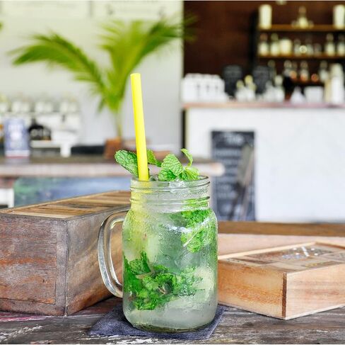 [100 قطعة] شفاطات بلاستيكية مغلفة بشكل فردي من Bendy - شفاطات شرب سوداء مرنة طويلة يمكن التخلص منها مقاس 8.25 بوصة in Kuwait