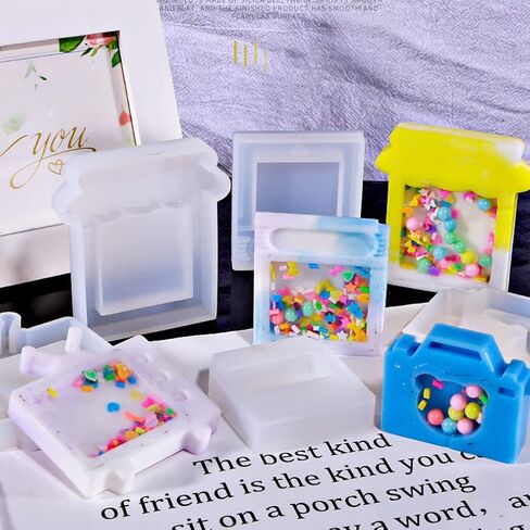 iSuperb Shaker Resin Molds Quicksand Silicone Molds Epoxy Casting Mold Resin Shaker Mold for Charms Pendant Jewelry Keychain Decoration DIY Craft Making in Saudi Arabia