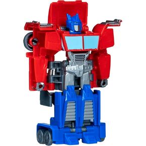Transformers Earthspark 1-Step Smash Changers Optimus Prime بحجم 4 بوصات ، ألعاب الروبوت للبنين والبنات 6 وما فوق