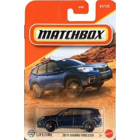 Matchbox Subaru Forester 2019 Diecast Car, 1:64 Scale, Blue, 01/125