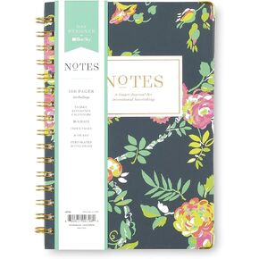 Blue Sky Day Designer for Notebook Journal ، 160 صفحة محكم ، ملزمة مزدوجة ، غلاف ، 5.75 'x 8.5' ، Peyton Navy