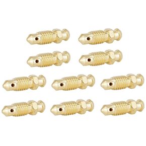 10 PCS Brake Bleeder Screws,Bleeder Valve, Bleeders, Caliper Bleeder Screw 5/16-24 x 1.01 Inch Length, H9403-10, 57188 Standard SAE Bleeding Screws Bleed Kit