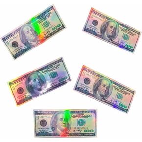 ملصقات شارات السيارات - ملصقات - ملصقات التصنيع 100 دولار شرس الفاتورة - الكمبيوتر المحمول ، السيارة ، الجدار ، دراجة نارية ، شاحنة ، نوافذ ، ملصق المصد - 5 Peics