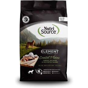 NutriSource Element Series Open Waters Dry Dog Food, Haddock, Trout and Duck, 24LB