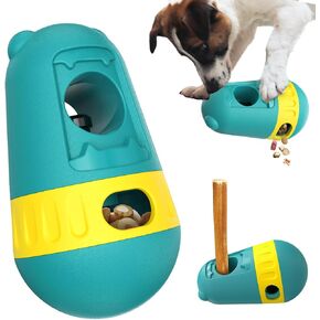 Dog Bully Stick Holder Device Safety Treat Treating Distening ألغاز ألغاز لعبة موزع الطعام بطيئة الأوعية التغذية جرو تخصيص ألعاب تدريب تفاعلية للكلاب الصغيرة المتوسطة الكبيرة المتوسطة
