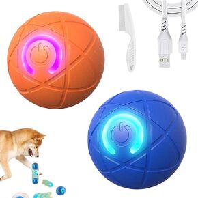 Smart Jumping Ball for Dogs, Interactive Dog Toy That Moves On Its Own, Vibrating Dog Ball 2PCS (Universe Style)