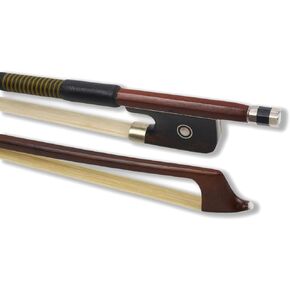 Braided Carbon Fiber Viola Bow 4/4 Ebony Frog with Natural Bow Hair Fleur de lis Inlay Well Balance Light in Kuwait