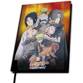 Abystyle Naruto Shippuden Konoha Group A5 دفتر دفتر أنيمي المانجا مدرسة ومستلزمات المكتبية هدية ميرش