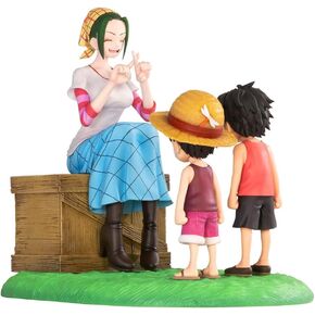 One Piece - Monkey D. Luffy & Monkey D. GARP (Road to Dawn) Revible Moment Collectible Statue