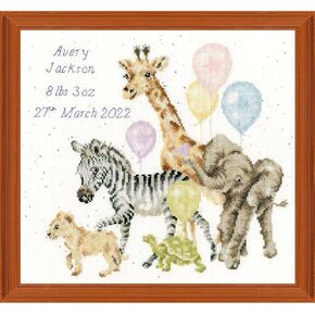 Througs Cross Stitch Kit - مرحبًا بك في العالم