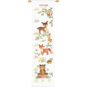 Vervaco Cross Stitch Kit Forest Animals I 18 x 70 cm