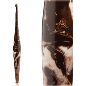 Furls Streamline Swirl Café Crochet Hook 7 "(4.0 مم (G))