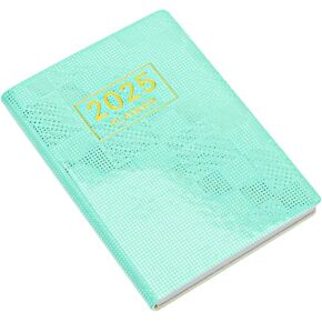 Mogoostry 2025 Pocket Planner Mini Weekly Planner 3 "× 4" Starlight Black Leather 2025 Pocket Notepad Daily Calendar Plannner in Kuwait