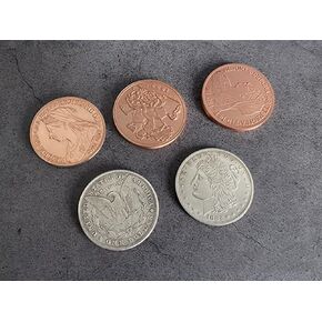 ZQION HOPPING MORGAN مع العملات المعدنية الموسعة والملكة فيكتوريا العملات القديم المعدنية السحرية الحيل العمل