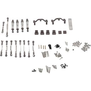 HAPIDIVIDA RC CAR UPGRADE KIT ، ترقية قطع الغيار صدمات سبيكة الألومنيوم APSORBER RC CARS ROD KIT لـ WPL C24 C14 C14K C24K RC CAR (OF)