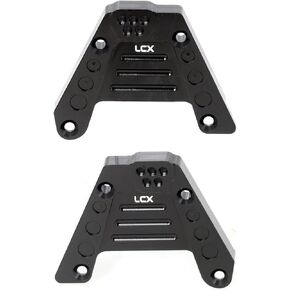 LCX Racing 1/1Tth RC Crawler Car Aluminium Tower Breat Tower Mount Shock Hoop Set Bracket Bracket for Axial SCX10 III SCX10.3 AXI03007 ، ترقيات أجزاء ملحقات