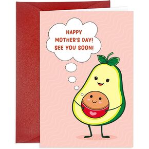 First Mothers Day Card Greetings Mom لتكون بطاقات عيد الأم مضحكة مع مغلف من هدية الحمل First First First Form