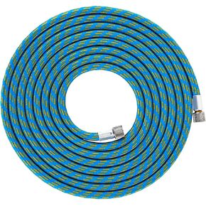 Airbrush Premium 10 Foot Nylon Braided Airbrush Hose with Standard 1/8" Size Fittings on Both Ends