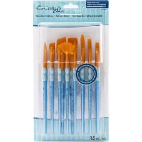 Royal Brush Crafter's Choice Taklon Brush Value Set, Multicolor