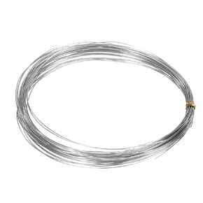 UXCELL 38 GAUGE 0.1mm سلك الفولاذ المقاوم للصدأ مقاوم المقاوم للصدأ 10 م/33 قدم النحت النحت النحت السلك الفني سلك المجوهر