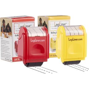 حزمة زوج مثالية Legiliner (واحدة من 3/4 "وواحد من خطوط الكتابة اليدوية المتقطعة))