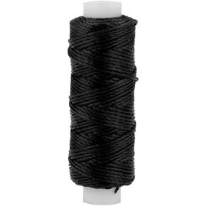 Tandy Leather Waxed Nylon Thread 25 yds. (22.9 m) Black 1227-01