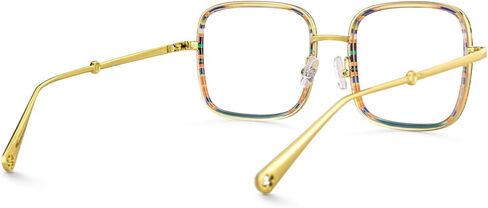 نظارات فوغلام كبيرة الحجم لحجب الضوء الأزرق المربع للنساء مضادة لإجهاد العين بالأشعة فوق البنفسجية، نظارات الكمبيوتر Jace in Kuwait