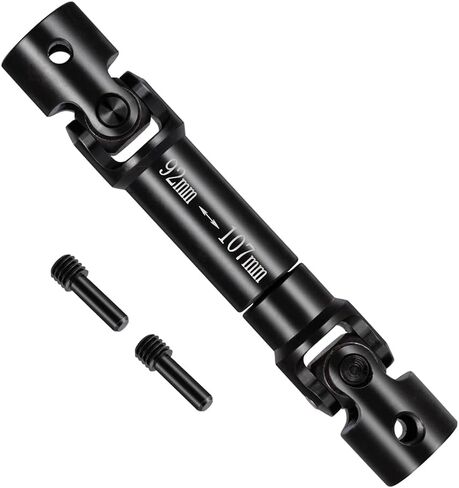 Steel Front&Rear Drive Shaft Set 92-107mm 2Pcs for Axial SCX6 Upgrade Jeep Wrangler Trail Honcho 1/6 RC Crawler Car in Saudi Arabia