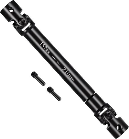Steel Front&Rear Drive Shaft Set 92-107mm 2Pcs for Axial SCX6 Upgrade Jeep Wrangler Trail Honcho 1/6 RC Crawler Car in Saudi Arabia