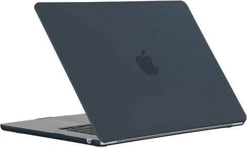 Compatible with MacBook Air 15 inch Case 2025 2024 2023 Release M4 A3241 M3 A3114 M2 A2941 Liquid Retina Display Touch ID, Protective Plastic Hard Shell Case Cover (Black) in Saudi Arabia
