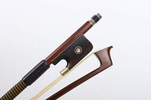 Braided Carbon Fiber Viola Bow 4/4 Ebony Frog with Natural Bow Hair Fleur de lis Inlay Well Balance Light in Kuwait