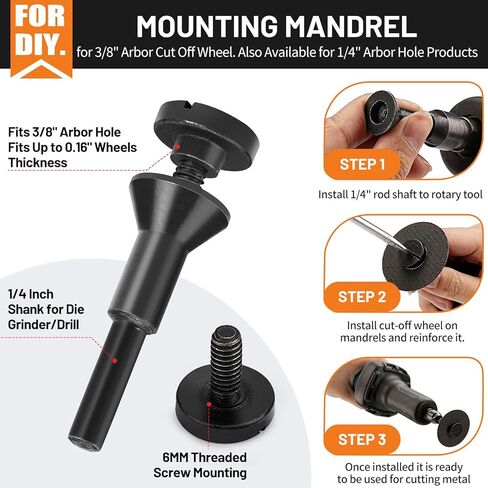 SI FANG 10 عبوات 2 بوصة من مطحنة القالب قطع العجلات قرص قطع معدني صغير 2 بوصة × 1/16 بوصة × 3/8 بوصة عجلات قطع أربور لأداة قطع طاحونة الزوايا المعدنية والفولاذ المقاوم للصدأ أداة دوارة ملحق الحفر in Kuwait