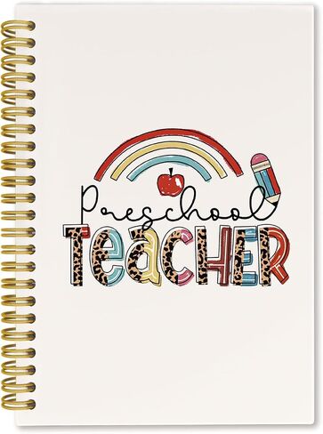 Teacher Notebooks,Teacher Appreciation Gift,Ruled Hardbound Journal,Teacher Writing Notebooks School Office Supplies,Teach Love Inspire Spiral Journaling Notebook in Saudi Arabia