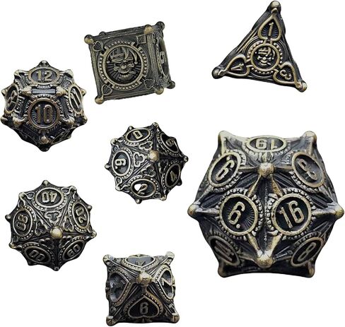 Surpass Metal dice Set DND dice Set for Dungeons and Dragons Polyhedral MTG dice Role Playing in Saudi Arabia