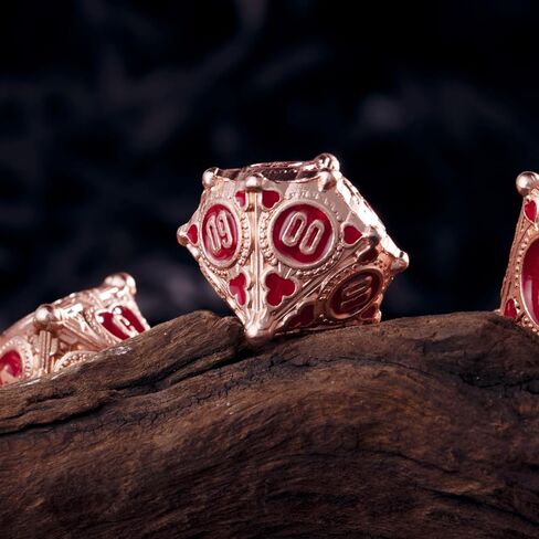 Surpass Metal dice Set DND dice Set for Dungeons and Dragons Polyhedral MTG dice Role Playing in Kuwait