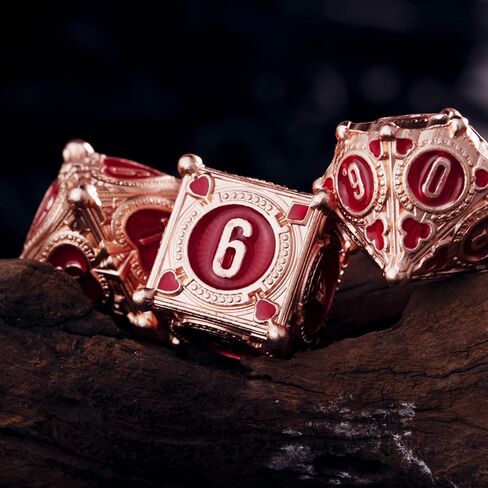 Surpass Metal dice Set DND dice Set for Dungeons and Dragons Polyhedral MTG dice Role Playing in Kuwait