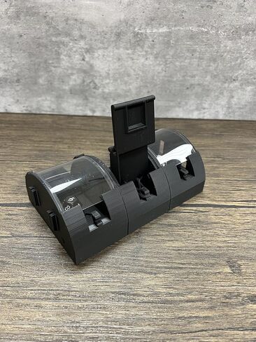 MunnyGrubbers - Multi Functional Dice Popper or Catapult - (3 Pack) - (Random 7PCS D20 Dice Set Included) - for TTRPG & Board Games - Dice Roller - Dice Tower - Dungeons and Dragons - DND - (Black) in Kuwait