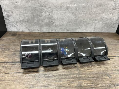 MunnyGrubbers - Multi Functional Dice Popper or Catapult - (3 Pack) - (Random 7PCS D20 Dice Set Included) - for TTRPG & Board Games - Dice Roller - Dice Tower - Dungeons and Dragons - DND - (Black) in Kuwait