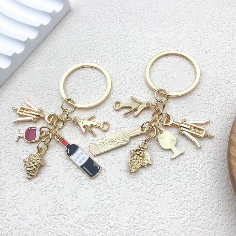 Bag Charms for Women Cute Enameled Keychain Charms Keyring Enameled Keychain Purse Accessories in Saudi Arabia