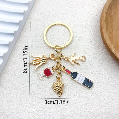 Bag Charms for Women Cute Enameled Keychain Charms Keyring Enameled Keychain Purse Accessories in Saudi Arabia