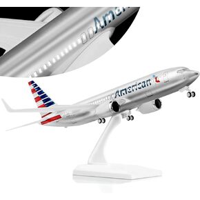 Joylluoan 1: 130 طراز American Plane Plane Alloy Diecast Airplanes طائرة مع ضوء LED